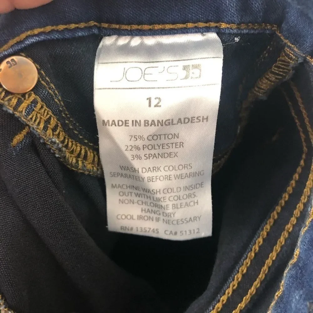 JOE’S JEANS | Girls Stretch Skinny Jeans Youth Size 12